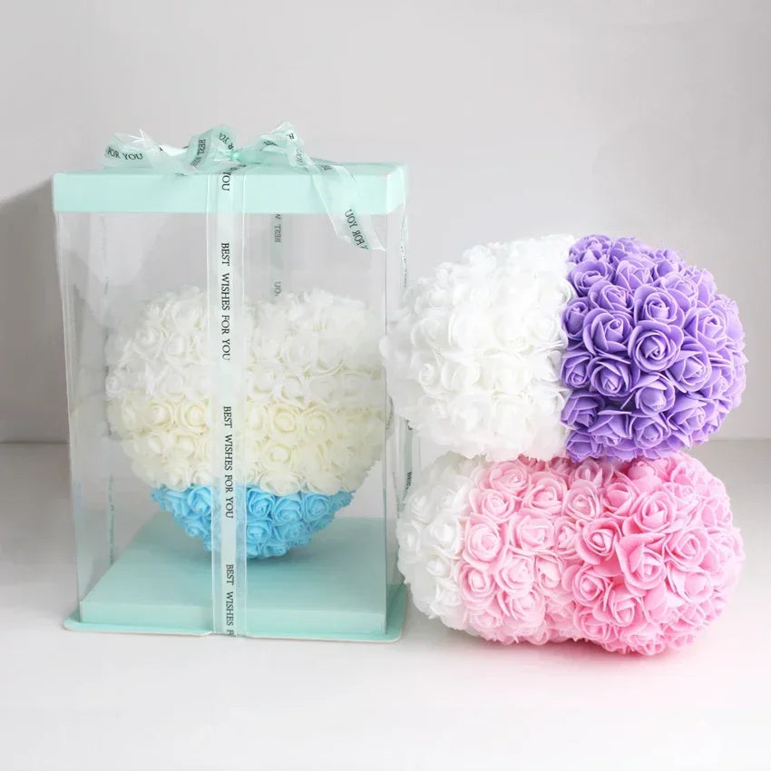 パーティー・インテリア装飾|造花ハート型ローズデコレーション(25c)