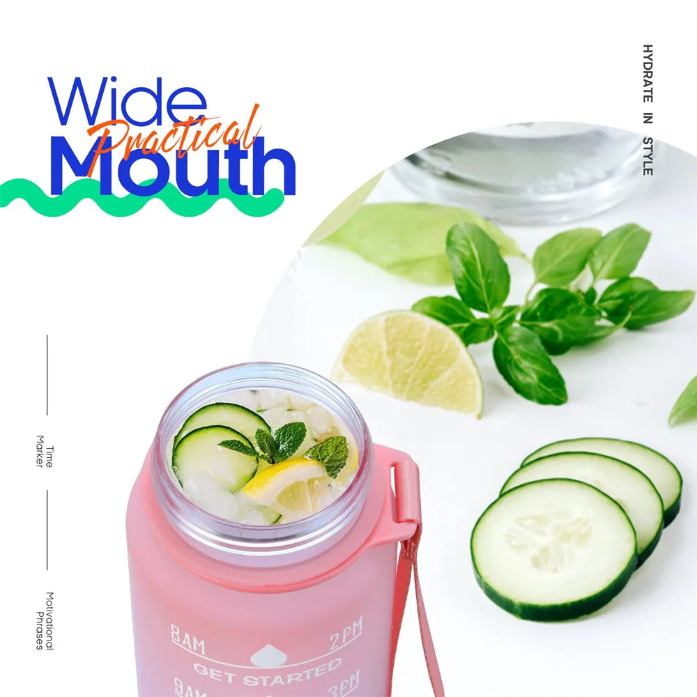 |イベント・ノベルティ用品 |目盛り付き漏れ防止ボトル| 900ml-1000ml