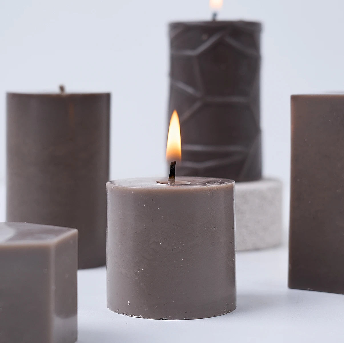 クラフト・DIY用|ハンドメイドキャンドル用 3D幾何学模様型