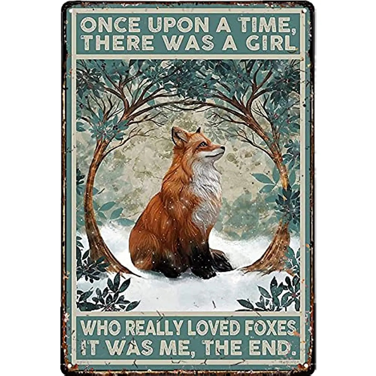 猫とコーヒー メタルブリキ看板