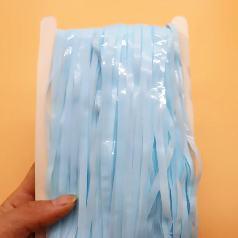 パーティー・インテリア用装飾 オーロラカラー・レインボーカラーカーテン 2色展開