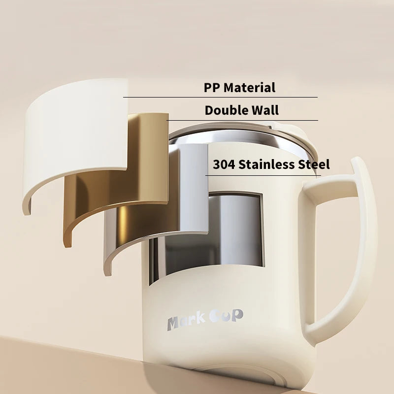 |イベント・ノベルティ用品 | 断熱ステンレス 茶葉フィルター付きマグカップ | 500ml