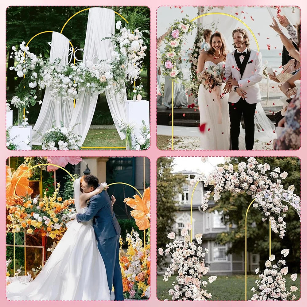 イベント・パーティー装飾 メタル製デコレーションフレーム 5サイズ 大小様々