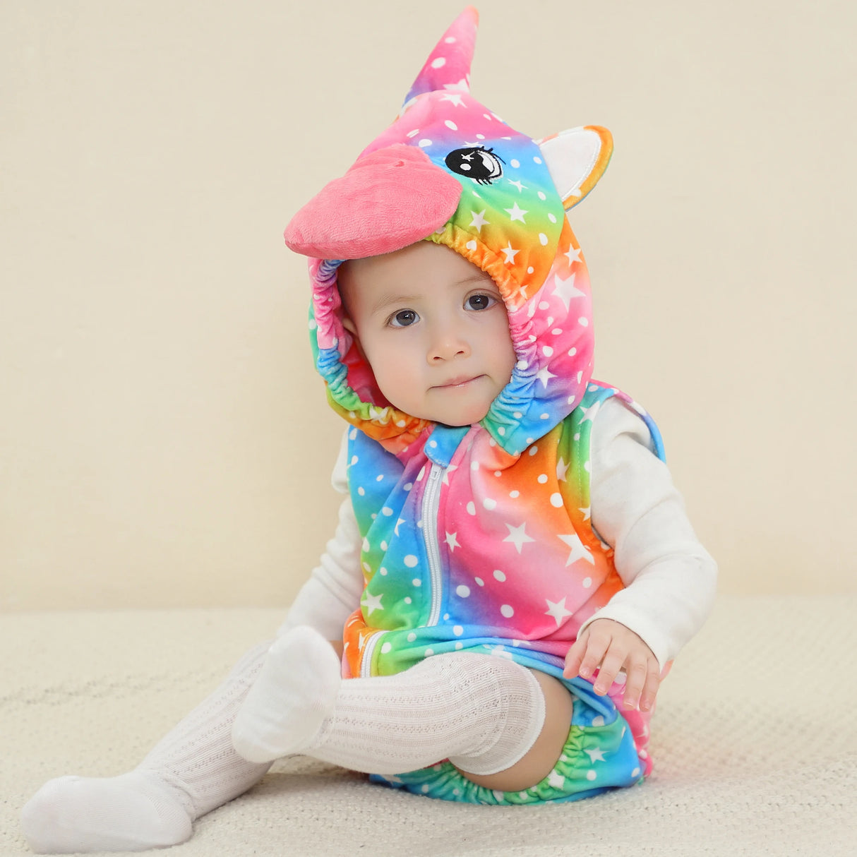 イベント・ハロウィングッズ|アニマル・ユニコーンベビーロンパース(0〜24ヶ月)女の子用