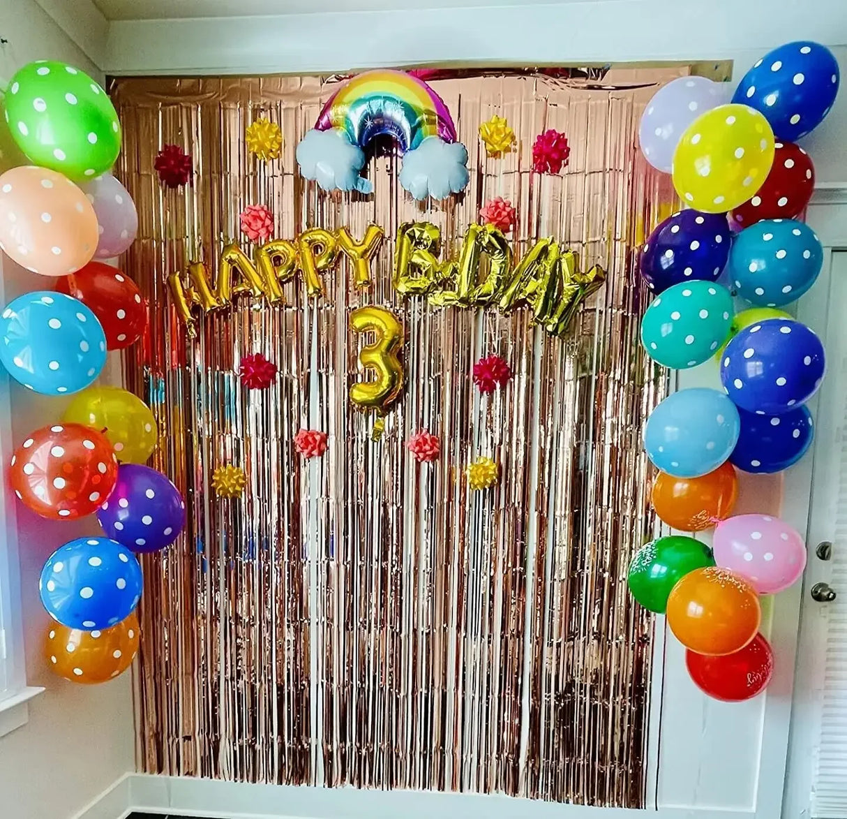 パーティー・インテリア用装飾 キラキラ!ホイル素材カーテン 単品 誕生日・イベント用