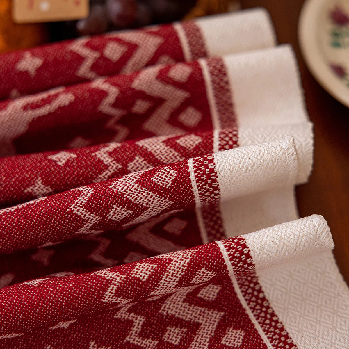 クリスマステーブルクロス|コットンテーブルランナー