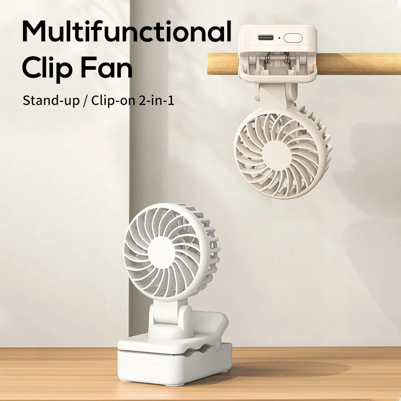 |イベント・ノベルティ用品 | 充電式 ポータブルクリップ付きハンディーファン