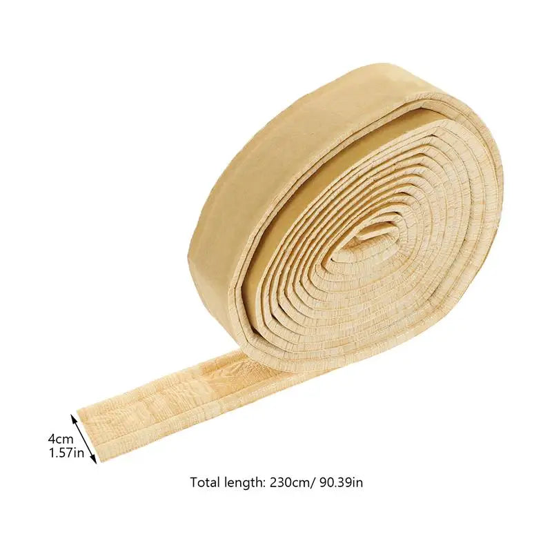 壁面装飾 幅木風粘着ボーダーシート 幅4㎝x230㎝ 高弾性 衝突防止