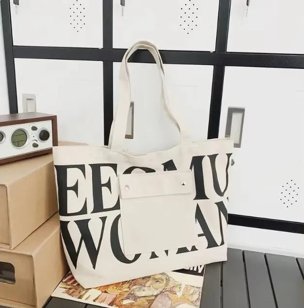 |イベント・ノベルティ用品 | 大容量キャンバスショルダーバッグ | W46×H31×D12㎝