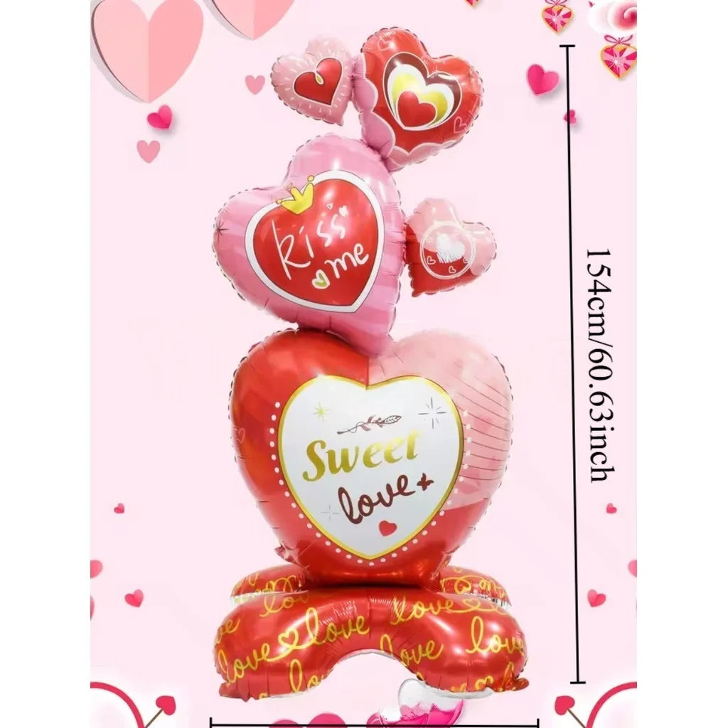 60インチ ラブテディベア型バルーン