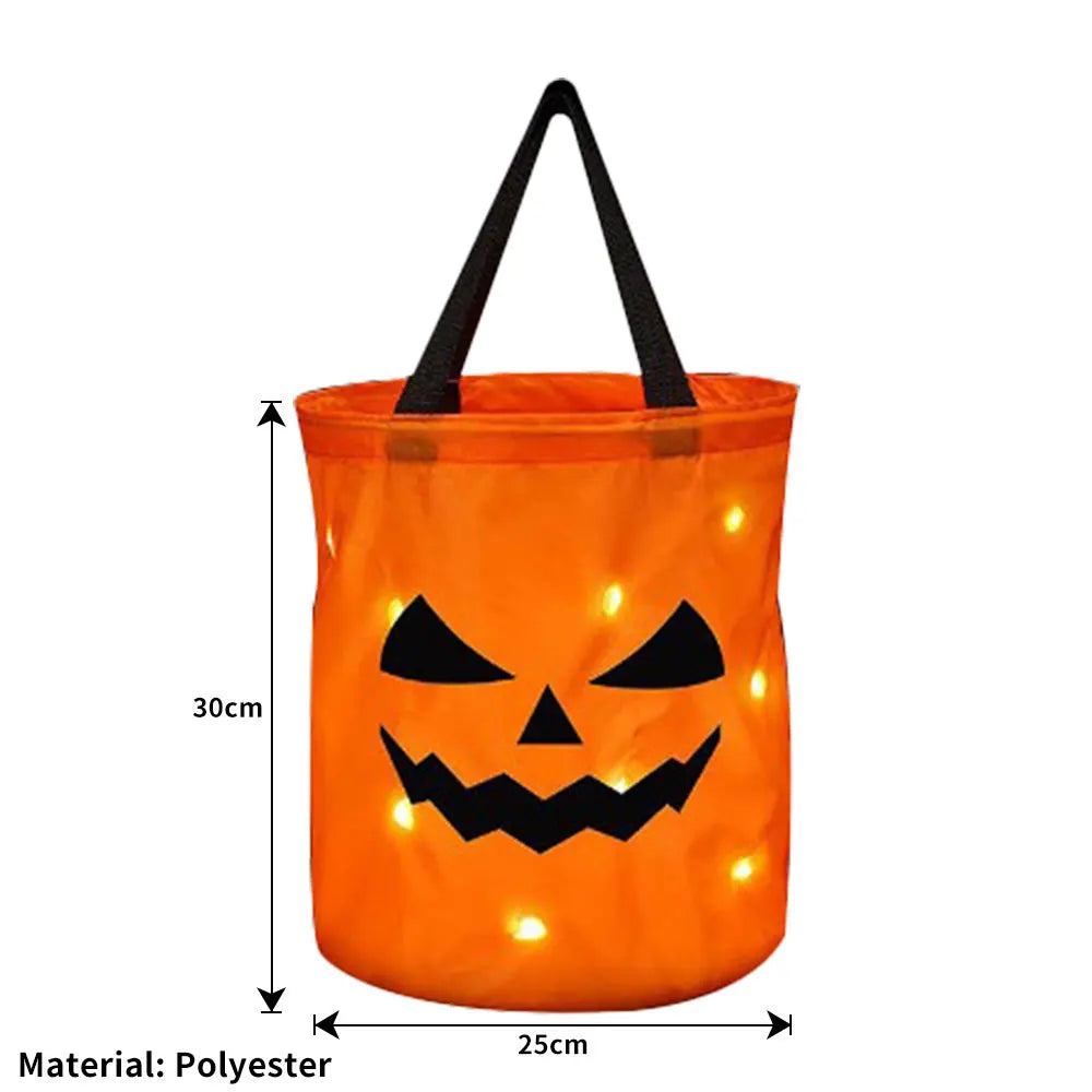 イベント・ハロウィングッズ|LEDライト付きハロウィントリックバスケット