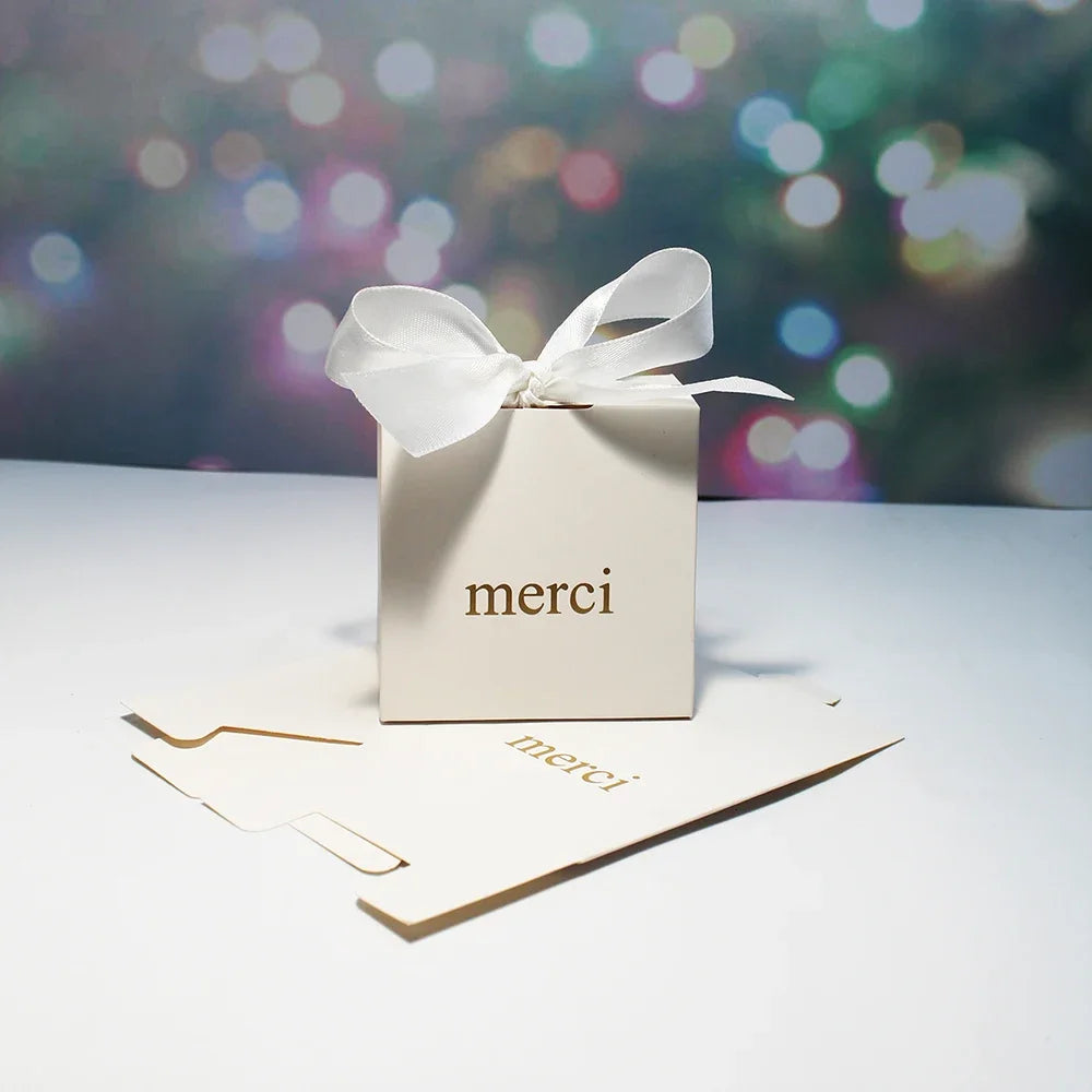 |イベント・ノベルティ用品 | リボン付き小型ギフトバッグ | 7×7×5c