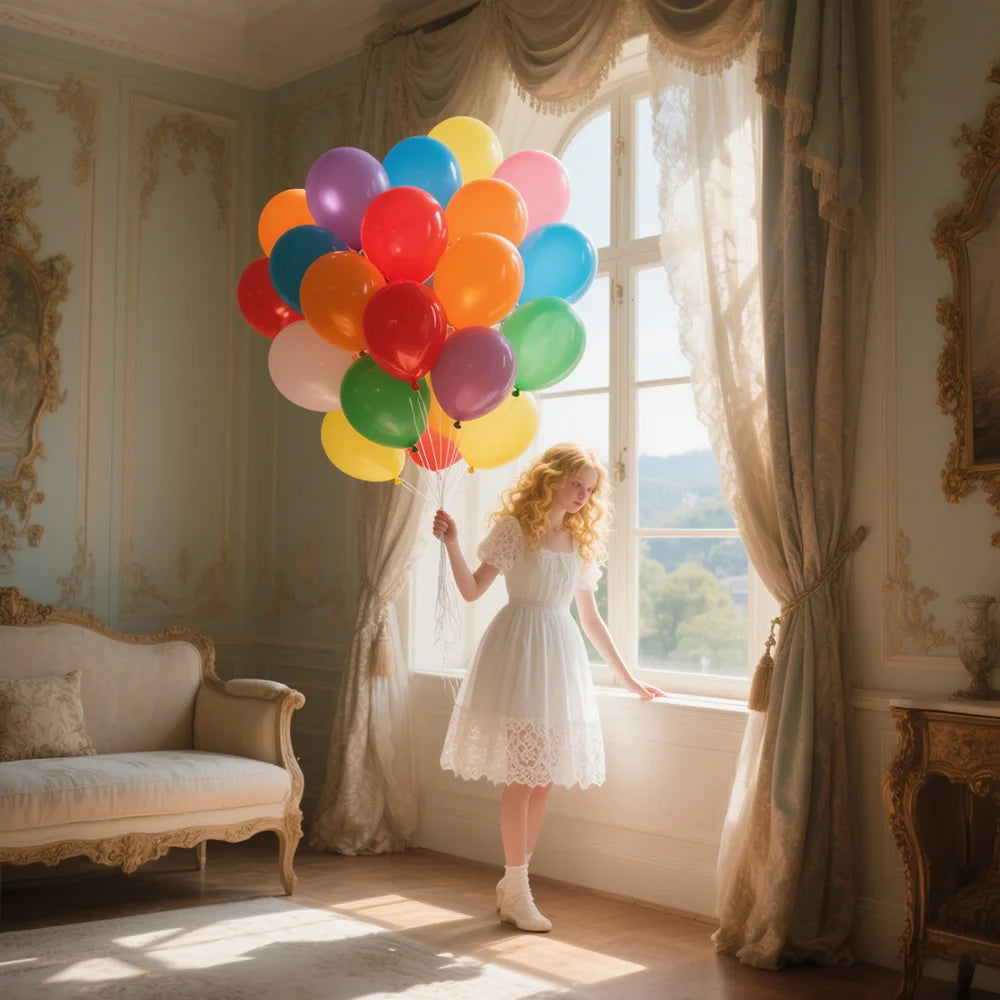 カラフルバルーン36個セット(10/12インチ)