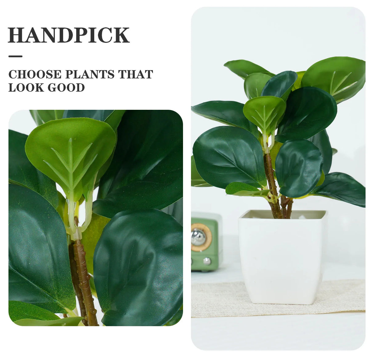 フェイクグリーン 盆栽 鉢植え装飾|人工観葉植物 ミニテーブルプランター インテリア オフィス ホテル用