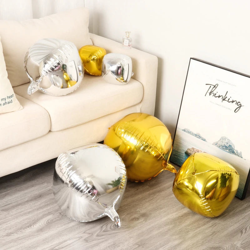 ホイル球状バルーン 4D 大型パーティー用
