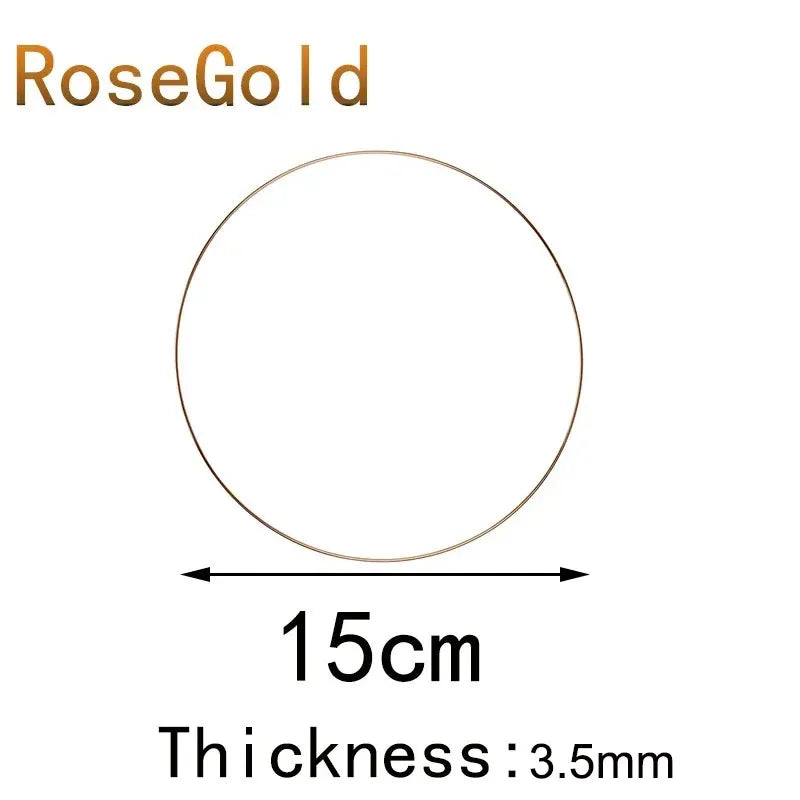 リース用クラフトリング(ゴールド/シルバー)