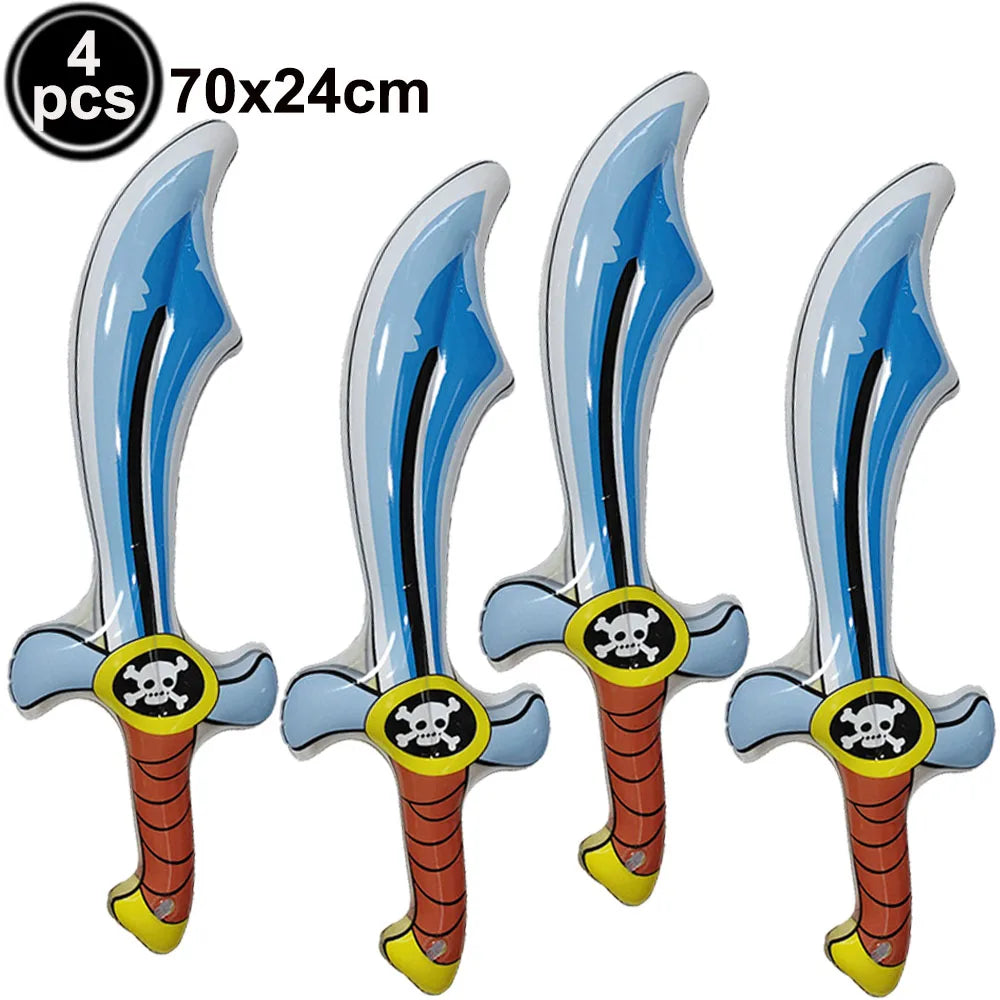 イベント・ハロウィングッズ|海賊ナイフ型バルーンセット