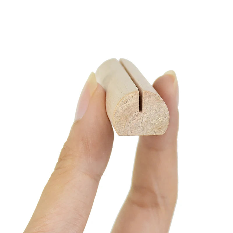 イベント・結婚式装飾|木製プレースカードホルダー 5/10個セット