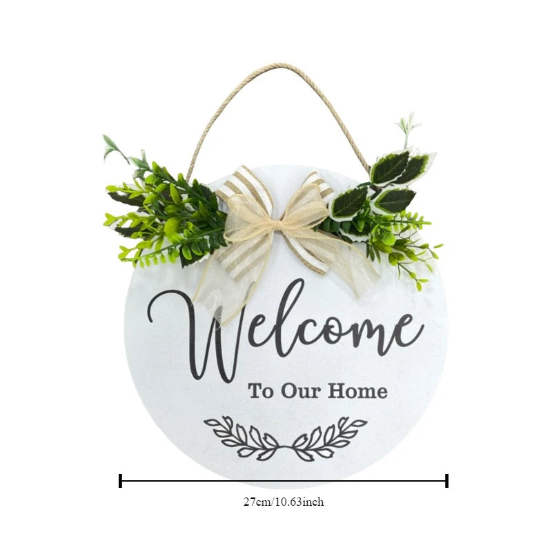 木製ウェルカムサインプレート