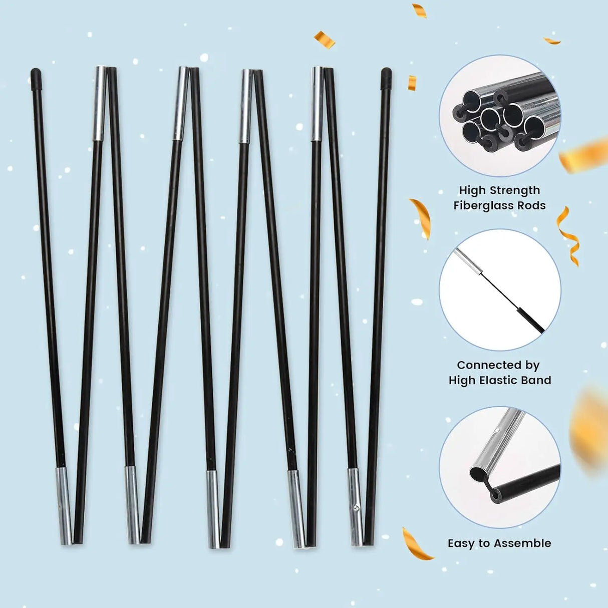 パーティー装飾 ラウンド型卓上用デコレーションスタンド 150x150cm