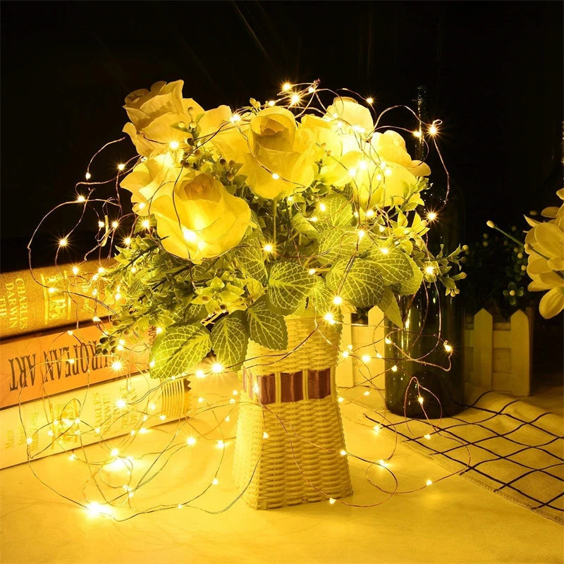 ソーラーライト|イベント・クリスマス装飾|ソーラー式 防水LEDフェアリーライト(7M~42M)