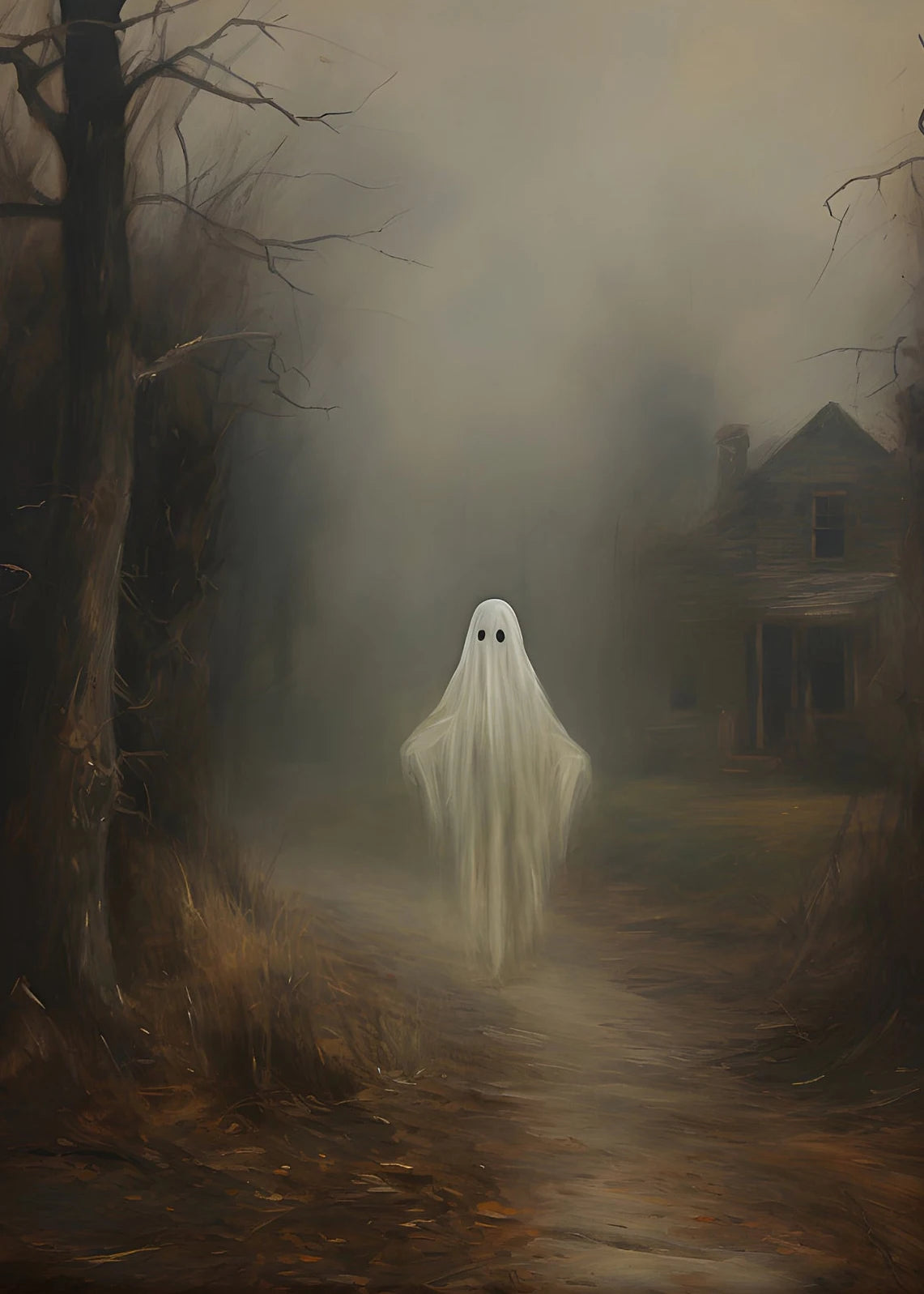 イベント・ハロウィングッズ|黒猫とフクロウのキャンバスアート