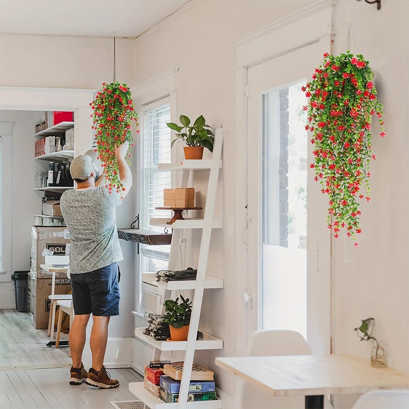 パーティー・ガーデン装飾|造花ハンギングフラワー(76c)