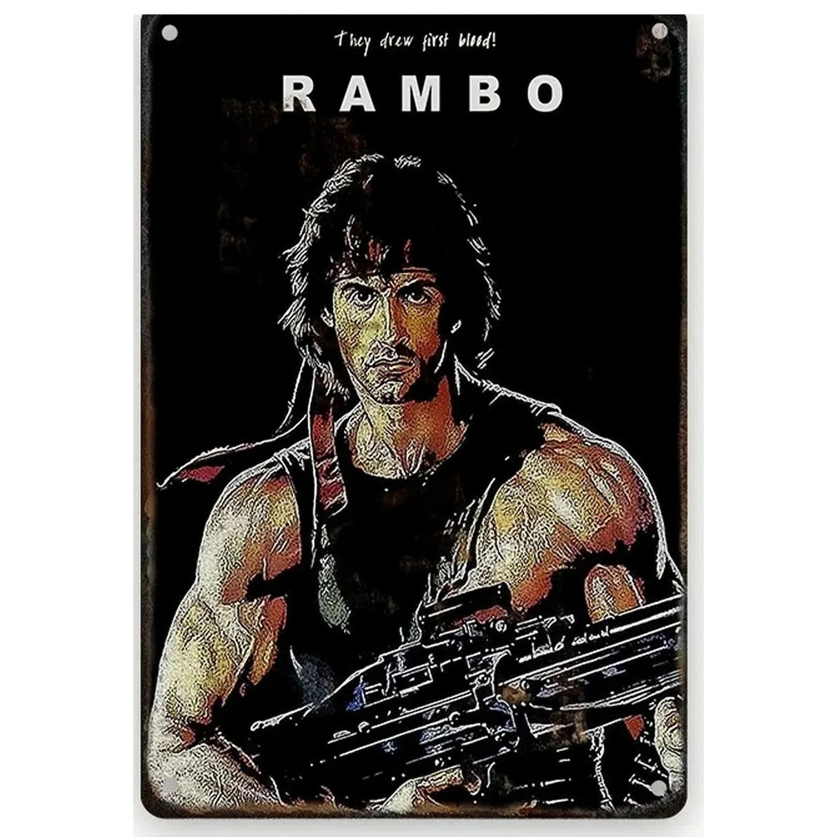 ヴィンテージ映画ブリキ看板 B