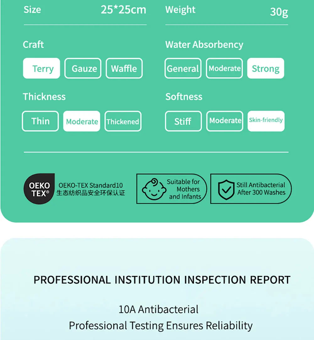 | ノベルティ用品 | 竹繊維入りミニタオル|25×25c|