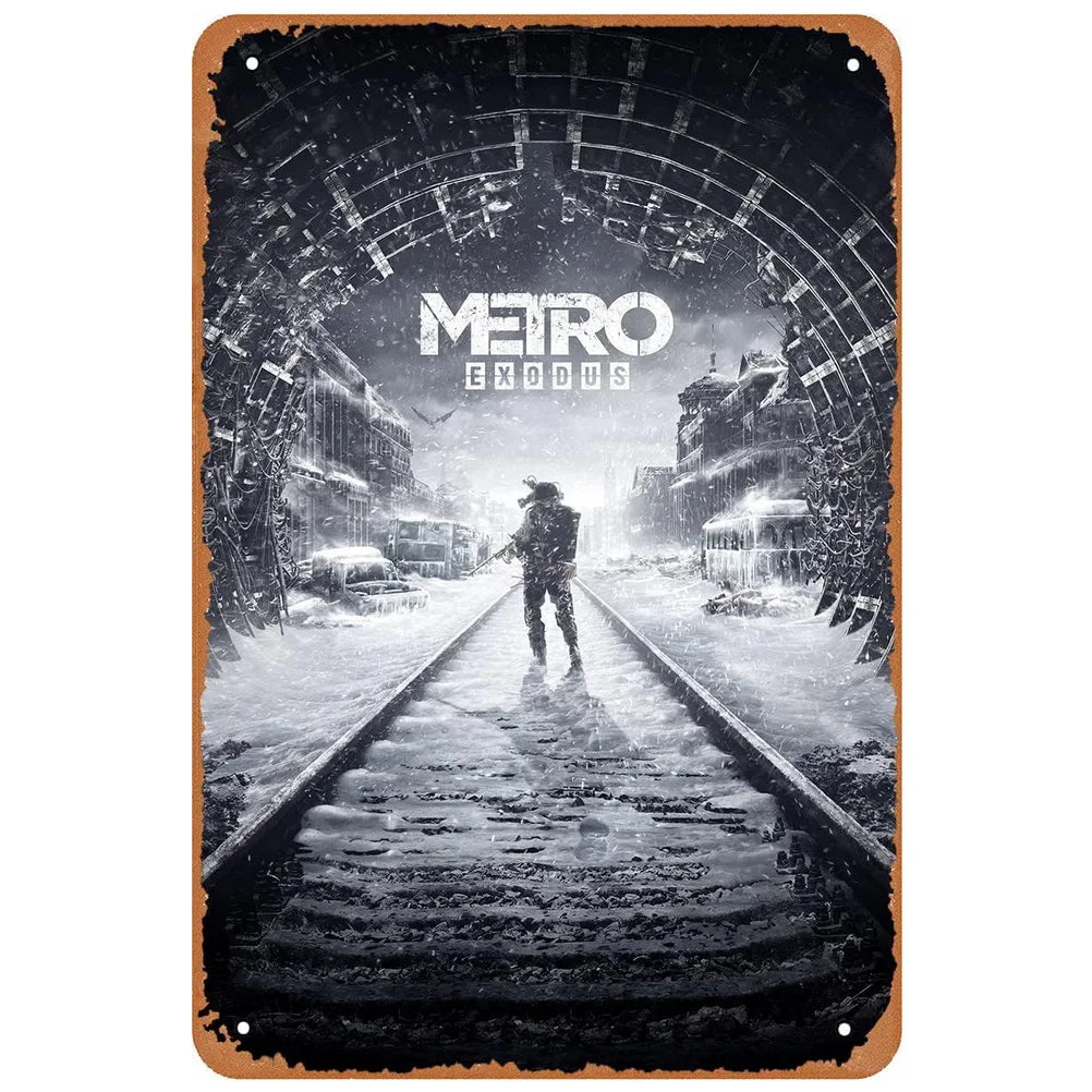 ヴィンテージ映画ブリキ看板 A