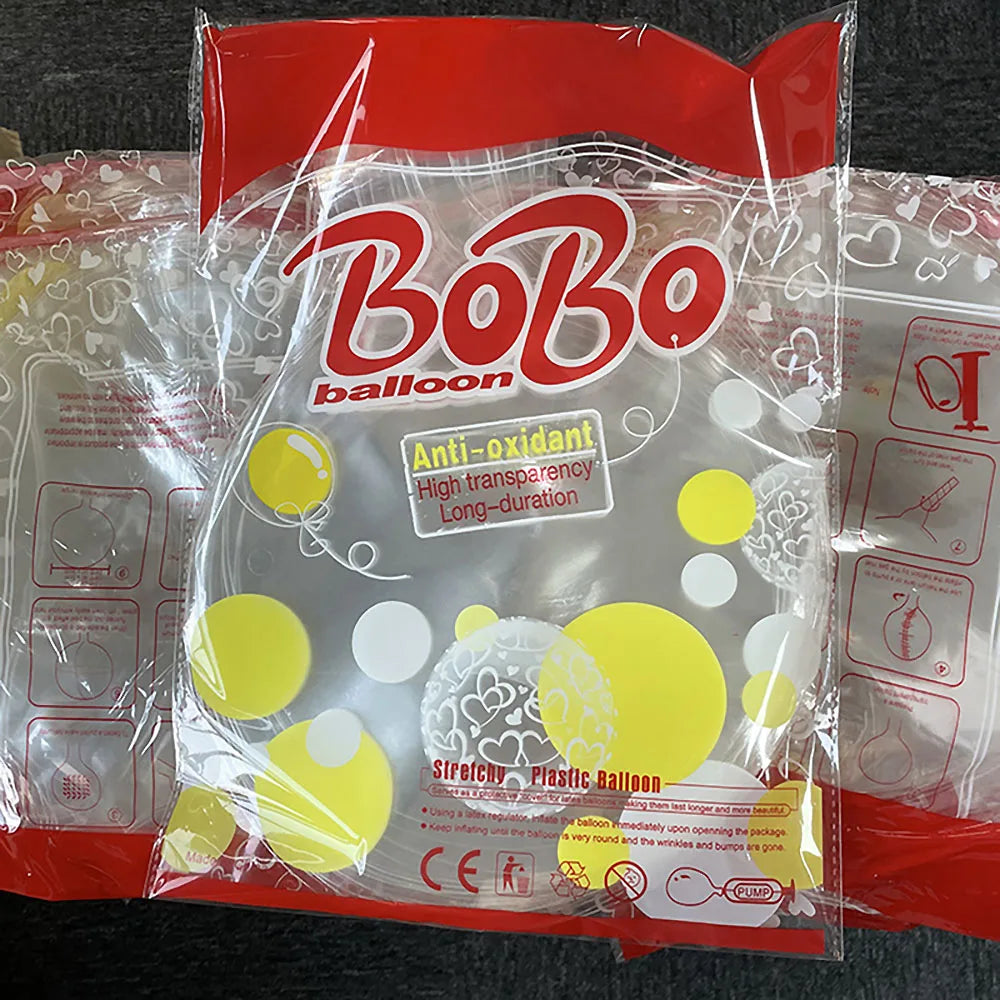 イベント・バルーン装飾 | 透明バルーンセット | 10個