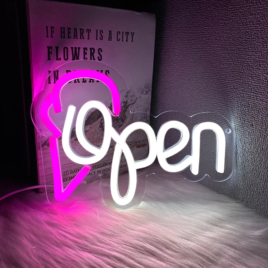 アイスクリーム LEDネオンサイン(ネオン看板)