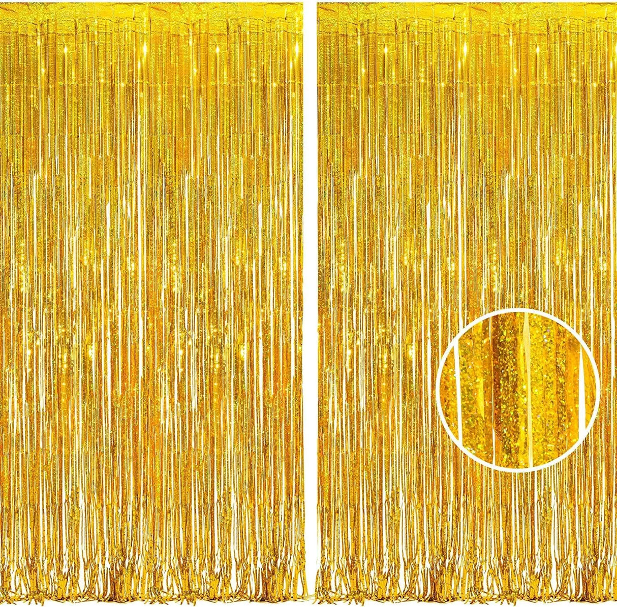 イベント・パーティーグッズ|ホイルフリンジカーテン6枚セット