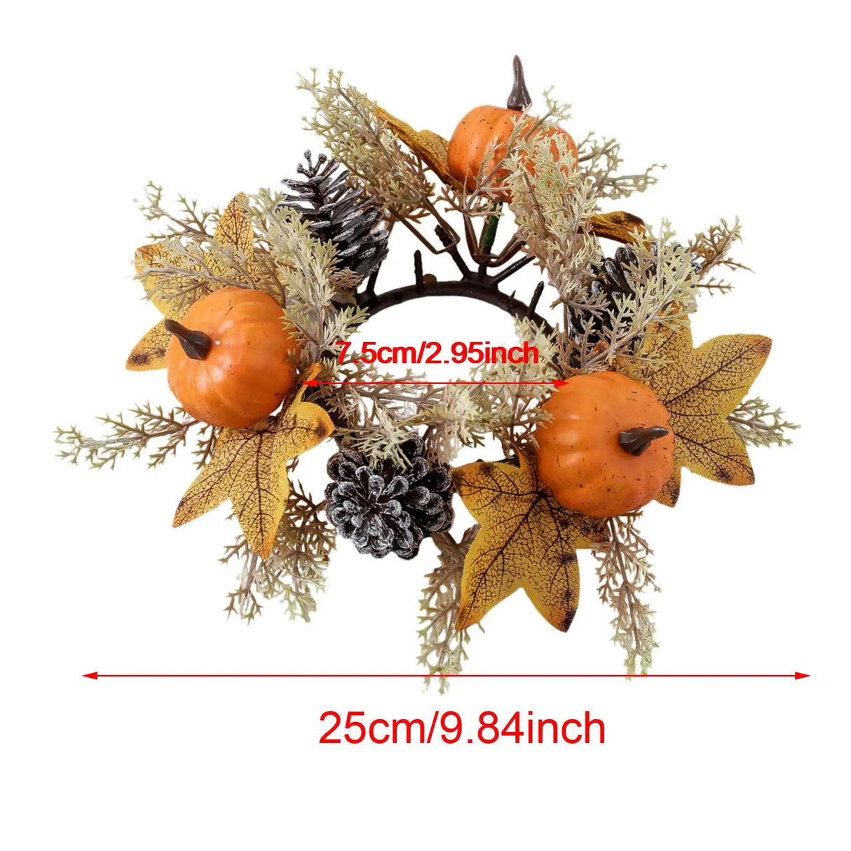 イベント・ハロウィングッズ|パンプキンキャンドルリース