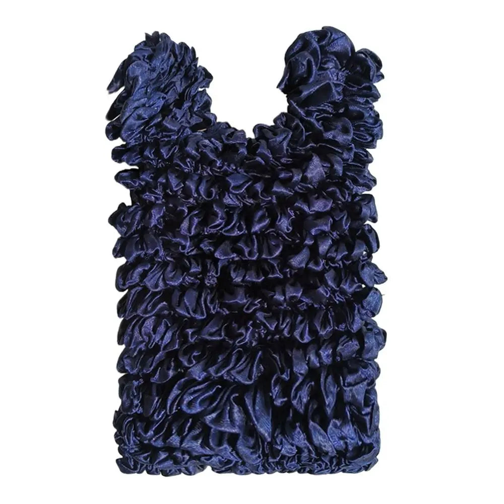 |ノベルティ用品 | 人気!シャーリング素材ショルダーバッグ | 10×17cm