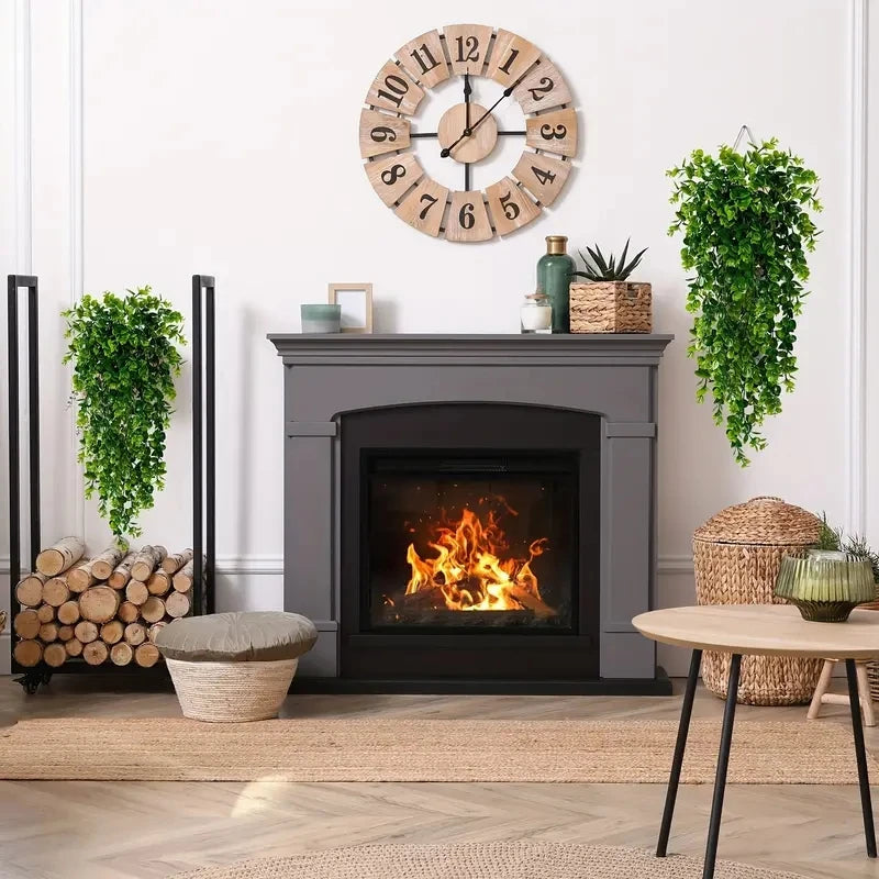 パーティー・ガーデン装飾|造花ユーカリハンギングプラント3個セット(80c)