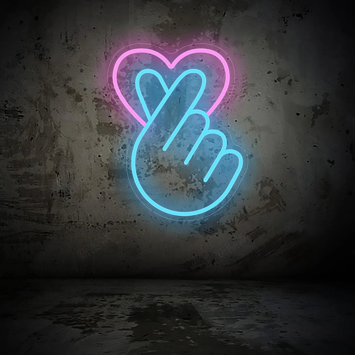 ハート LEDネオンサイン(ネオン看板) USB電源