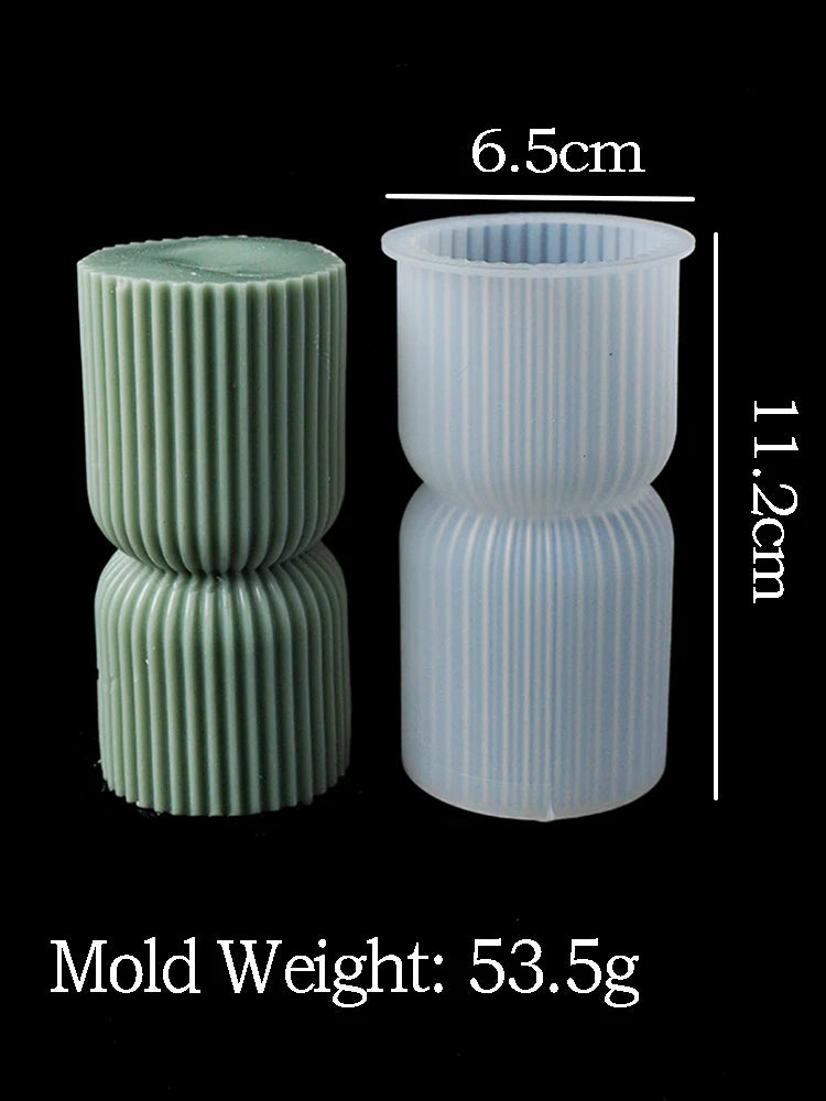 クラフト・DIY用|ハンドメイドキャンドル用 3D幾何学模様型