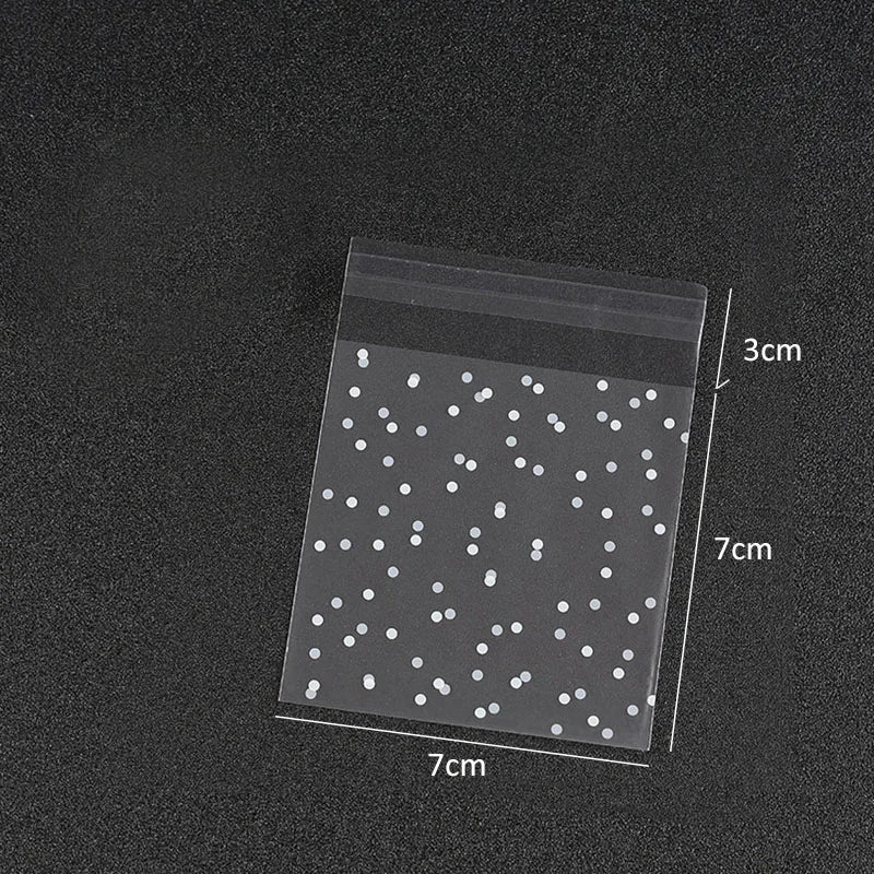 |イベント・ノベルティ用品 | 水玉模様透明ギフト袋・シール100枚セット