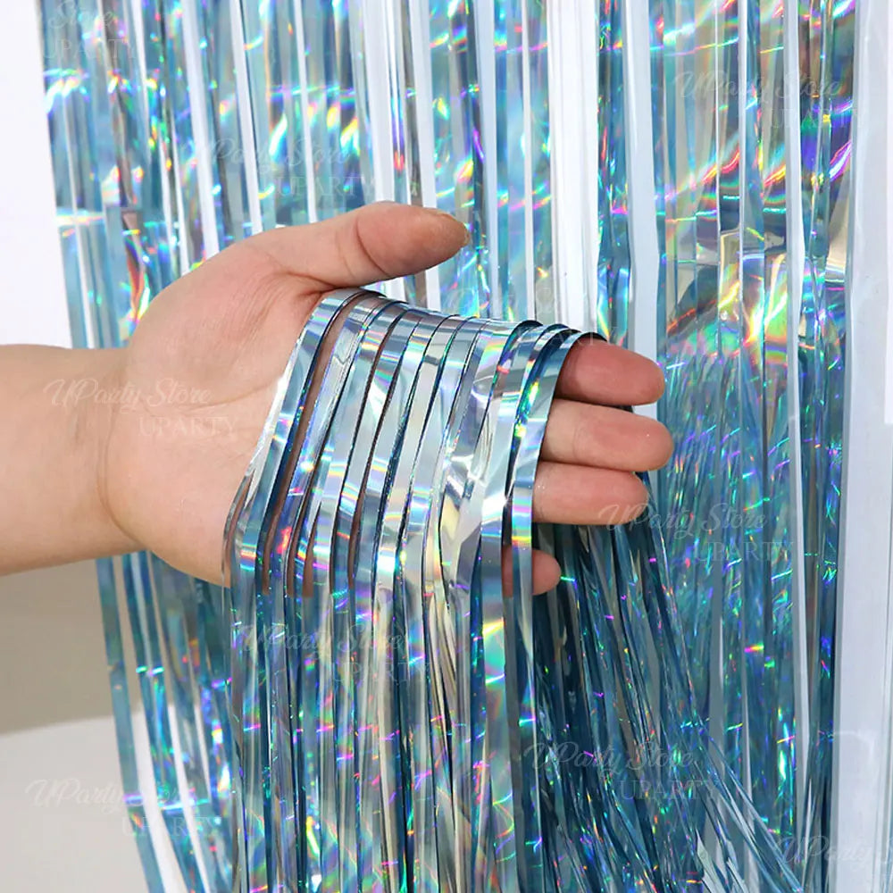 パーティー・インテリア用装飾 キラキラ!ホイル素材カーテン 高品質素材