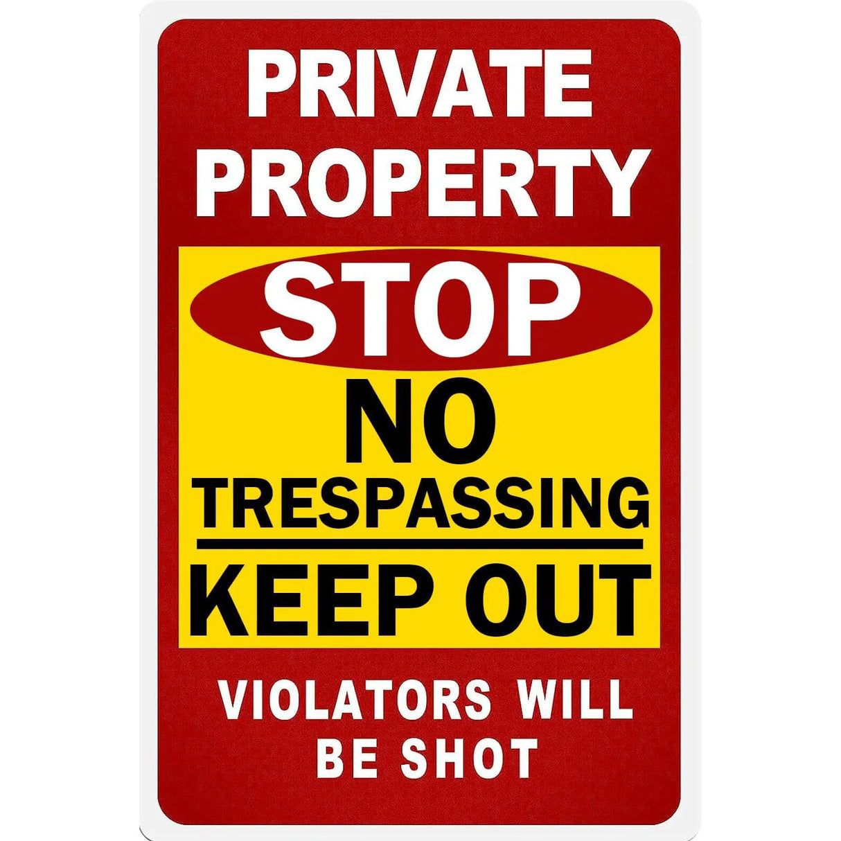 ヴィンテージ立ち入り禁止 金属ブリキ看板