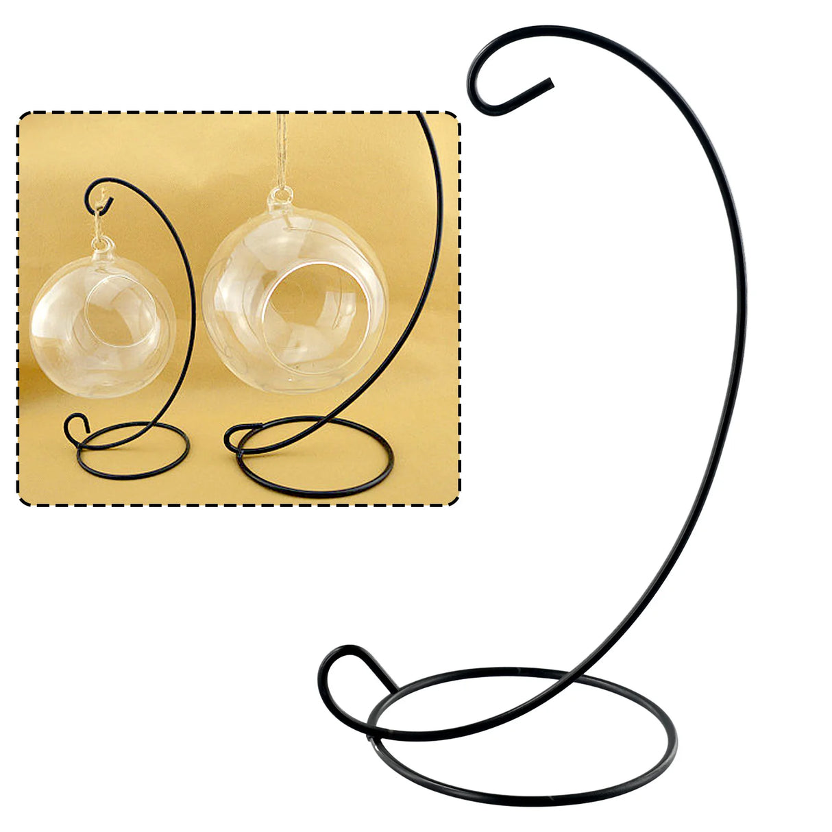 結婚式・インテリア装飾|エレガントなアイアンハンギングスタンド5/10個セット