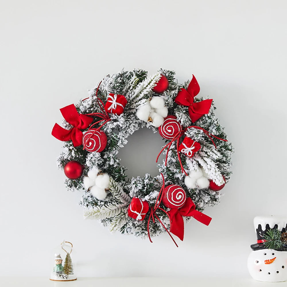 クリスマスリース|ゴールドクリスマスリース 玄関用デコレーション