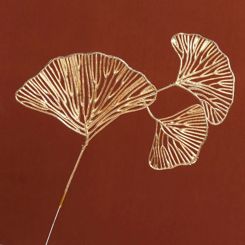 【造花インテリア用装飾】輝くゴールド インテリアフラワー