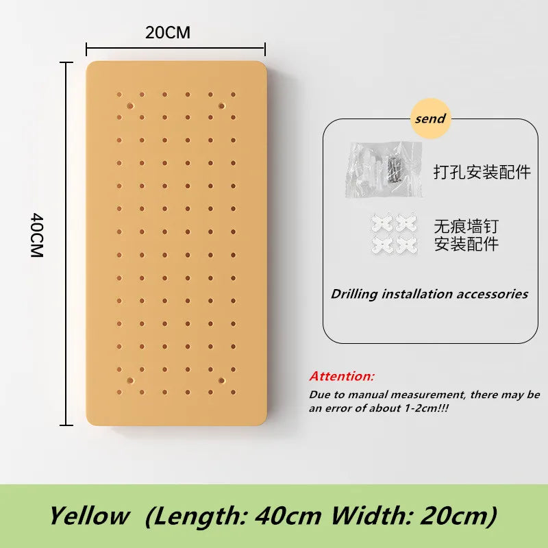 多機能メタルペグボード収納ラック