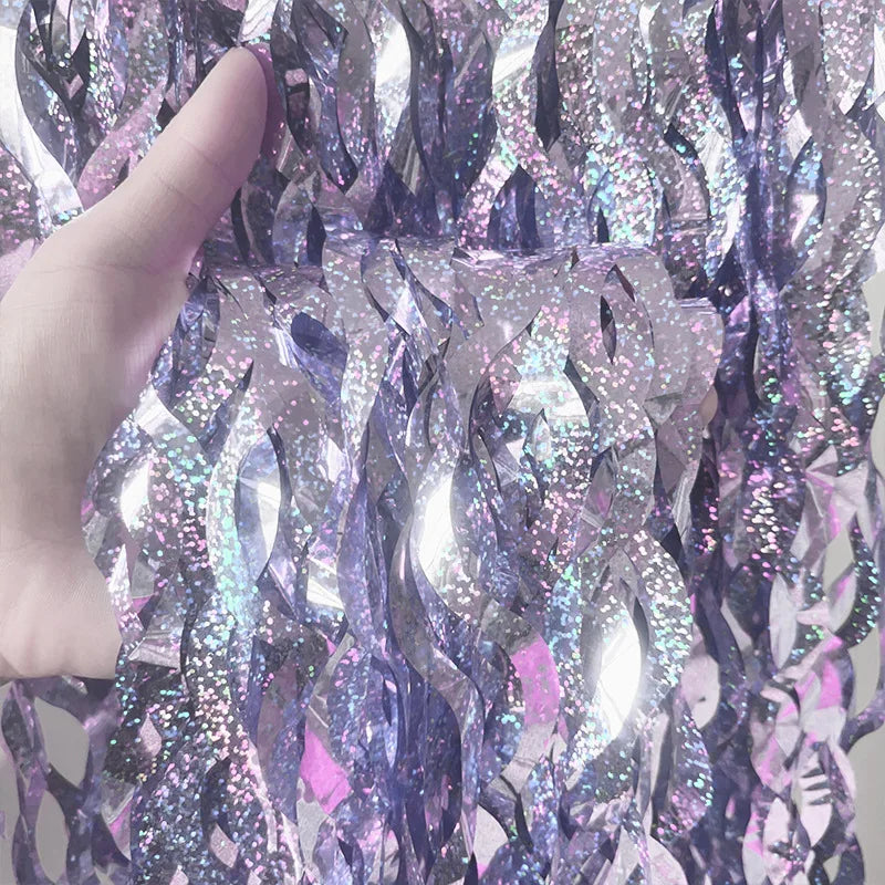 パーティー・インテリア用装飾 波形カーテン 壁面装飾 イベント用