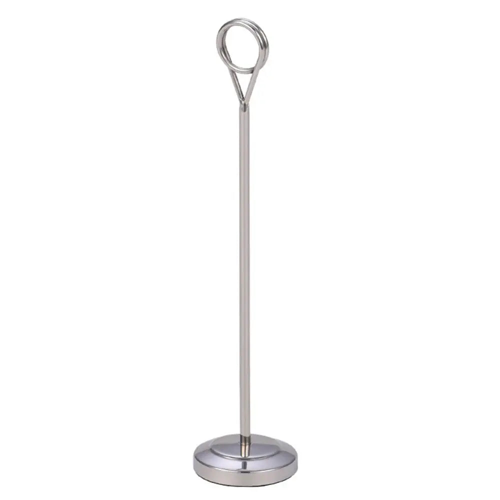 イベント・結婚式装飾|ステンレス製ラウンドフォトクリップホルダー