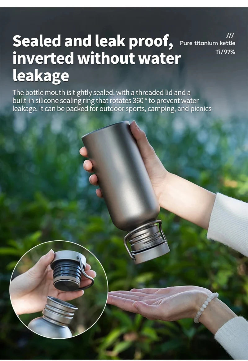 |イベント・ノベルティ用品 | チタンウォーターボトル | 500ml/600ml/750ml