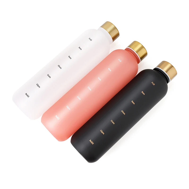 |イベント・ノベルティ用品 | タイムマーカー付きウォーターボトル | 1000ml ジム オフィス