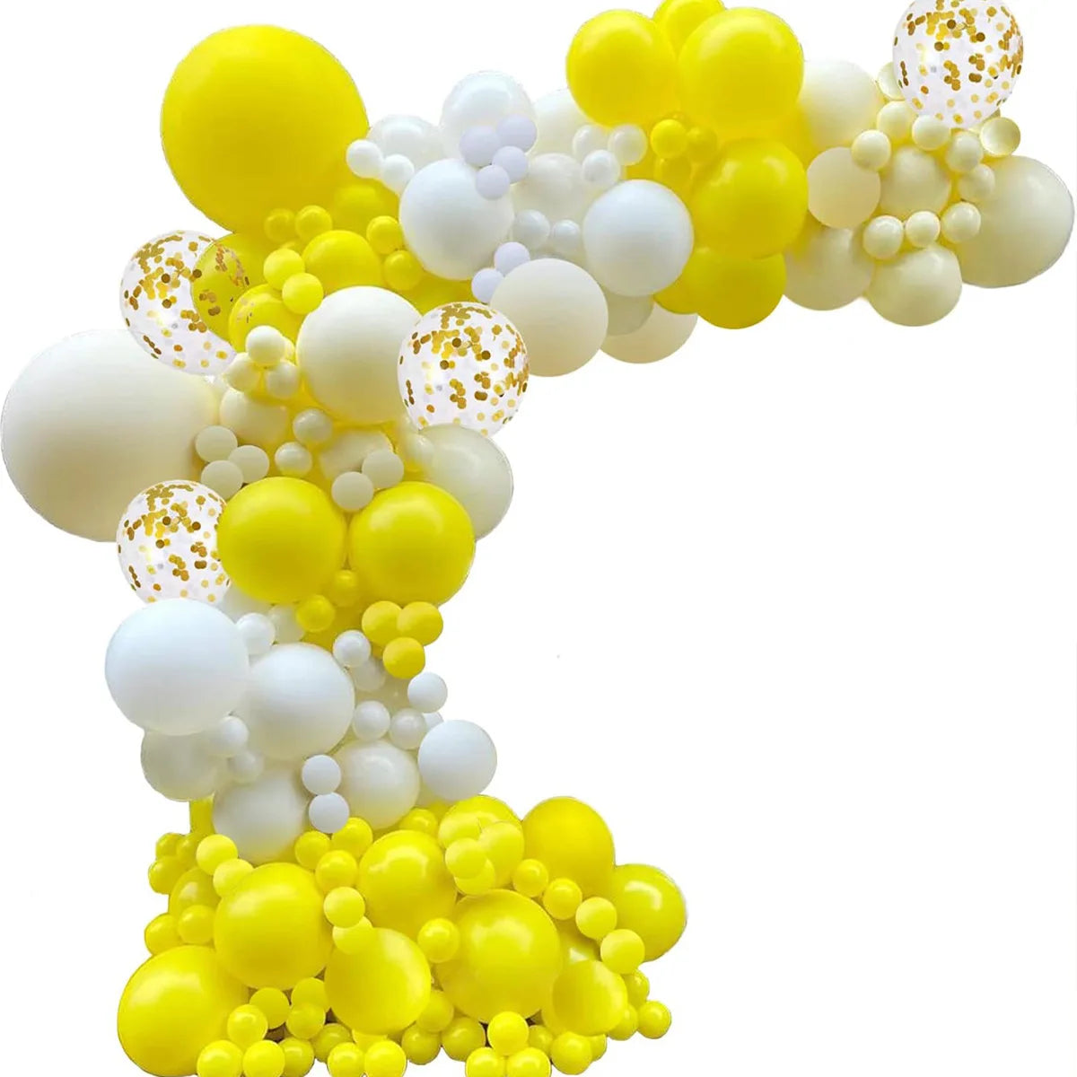 パステルイエロー バルーンアーチガーランドキット